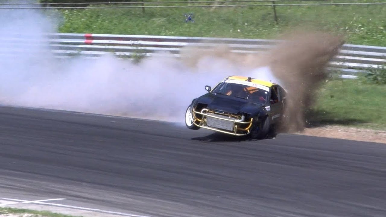 Best moments of UpHill Drift competition in Nemuno Žiedas circuit