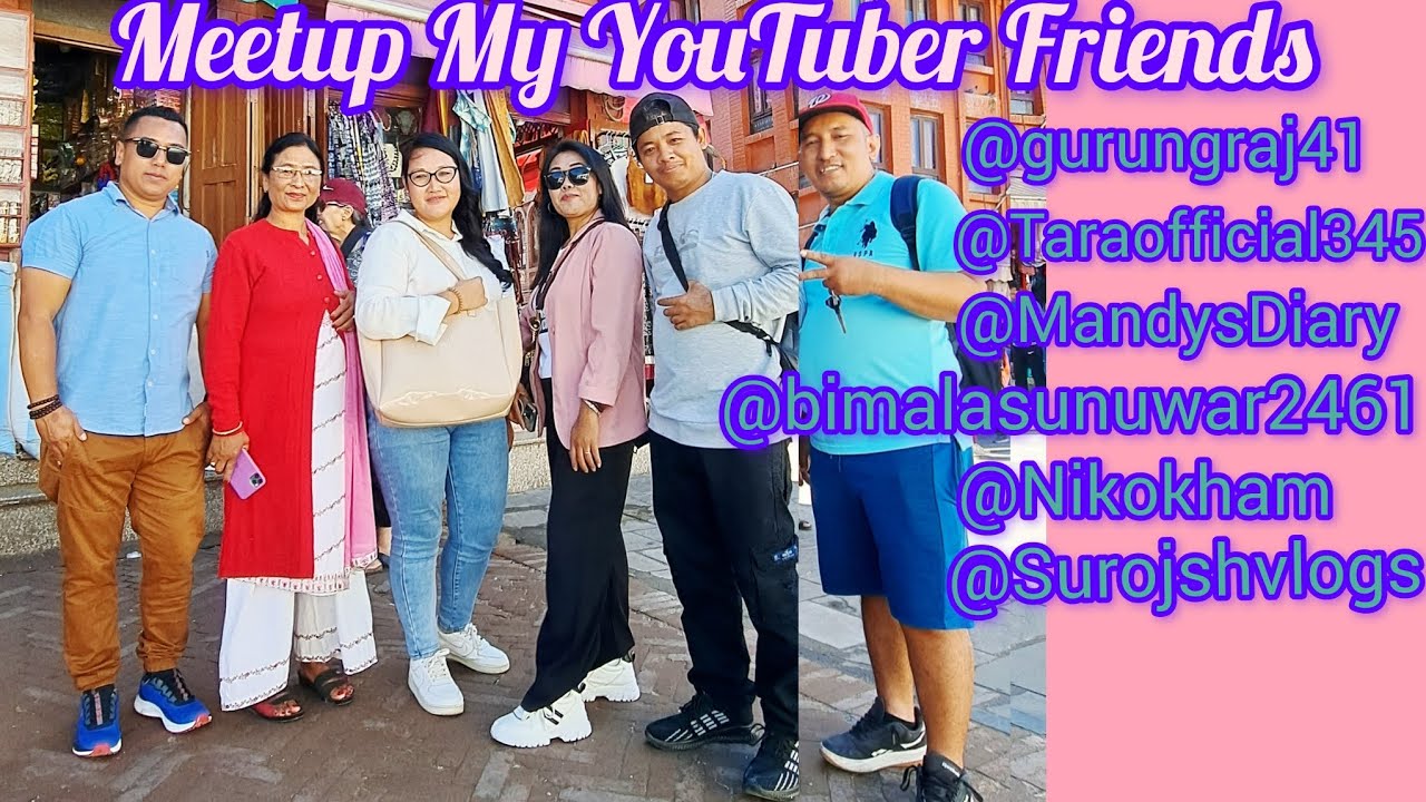 साथीहरु संगको रमाईलो भेटघाट (बौद्ध स्तूप) काठमाण्डौं @RajGurung24 