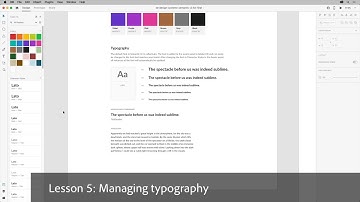 Managing Typography | Design Systems with Adobe XD Course
