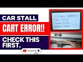 Cart Error? Check This First Before You Panic!
