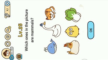 Brain Boom Level 25 || Which Ones In the Picture Are Mammals.