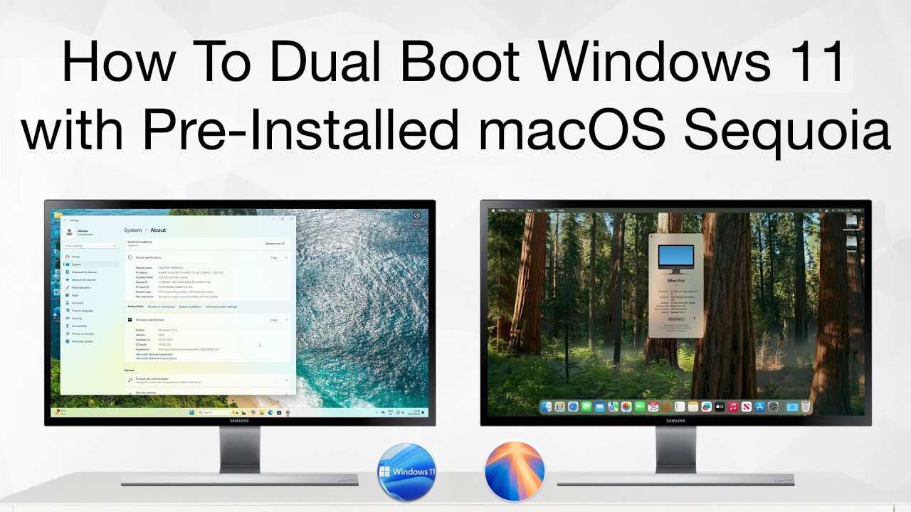 How to Dual Boot Windows 11 with Preinstalled macOS Sequoia | Step