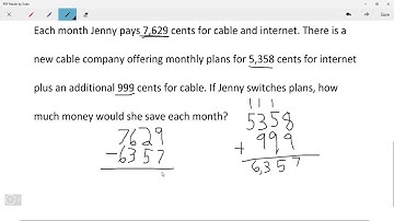 4th Grade: Math Multi Step Word Problem 2