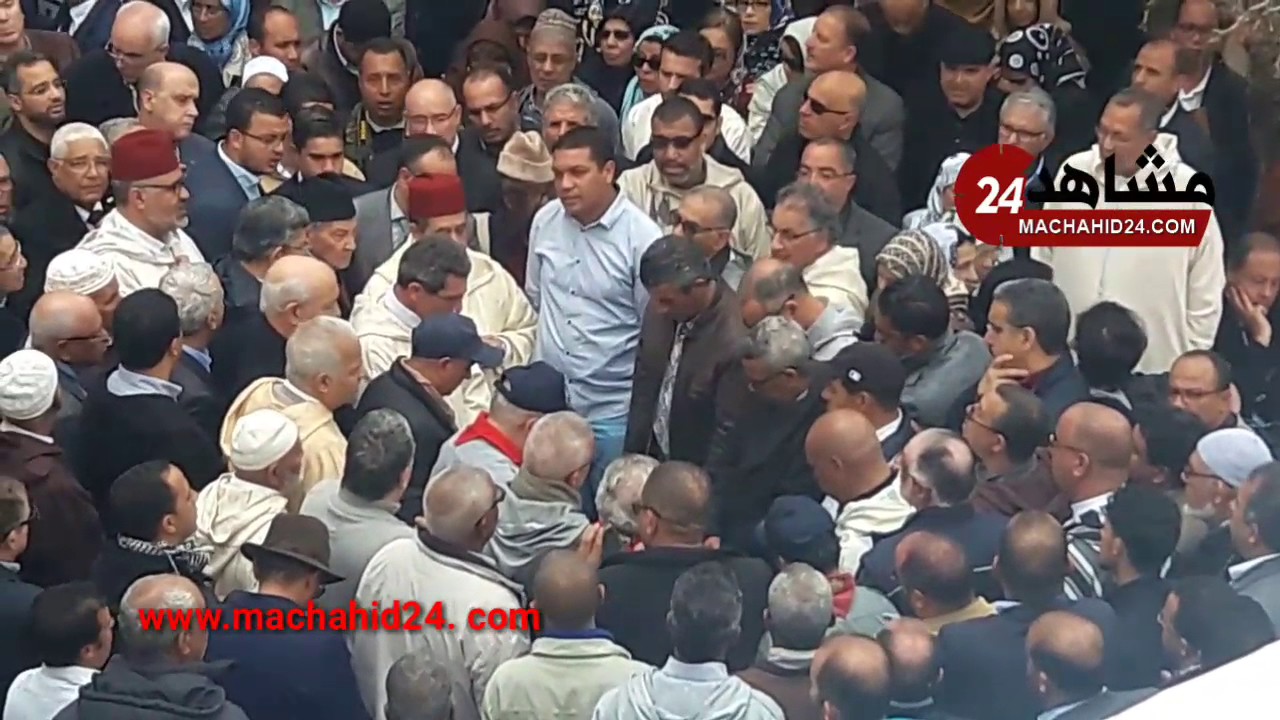 تشييع جنازة الراحل أمحمد بوستة بمراكش