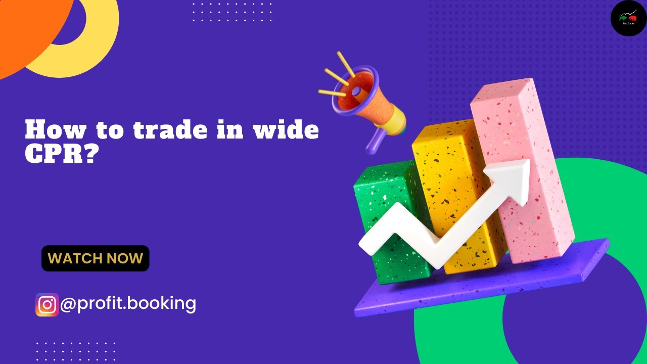 How to trade in wide CPR?|Day trader| trading