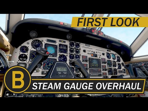 Black Square/Just Flight  - Steam Gauge Overhaul Video - Coming Soon!