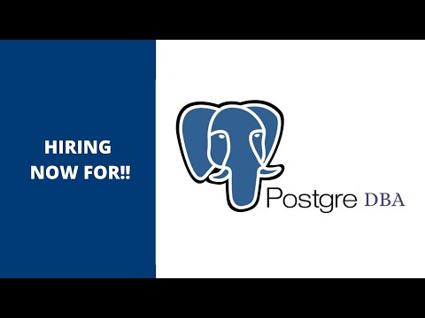 Postgres DBA | Postgres DBA Jobs | Database Admin | Database Admin Jobs  | DBA Jobs