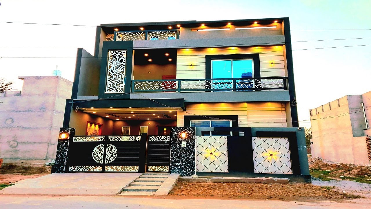 5 Marla House For Sale Eden Executive Block Faisalabad House Design