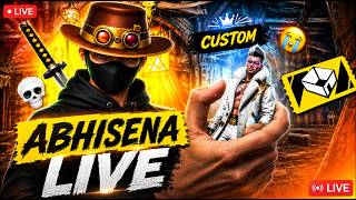 AbhiSena Is Live | Free Fire Live|#fflive #ajjubhai#customlive#abhisena #fflive#desigamer#gyangaming