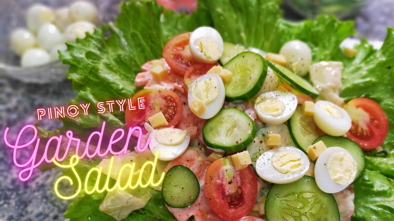 The best Pinoy style Thousand Island Dressing for Garden Salad ft. Tomatoes and Eggs TeamChef
