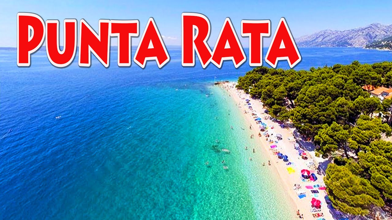 Punta Rata Carte Plaža PUNTA RATA , Brela - YouTube