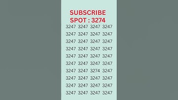 can you find 3274  in 5 seconds? #wordpuzzlegame #game #mathematics #mindbendingquiz #puzzle