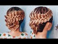 КОСА из 5 прядей ПОШАГОВО. Прическа на Послкдний Звонок. Five (5) Strand Braid Tutorial - How to