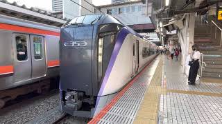 JR東日本E353型S119編成 特急あずさ38号新宿行 八王子駅発車