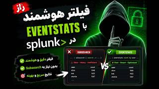 راز فیلتر هوشمند با Eventstats در Splunk