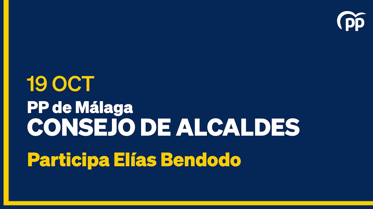 Elías Bendodo  participa en la clausura del Consejo de Alcaldes del PP de Málaga