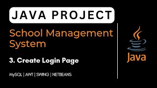 03. School Management System Java project | Login Page