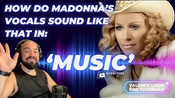 How do Madonna’s vocals sound like THAT in “MUSIC”? #madonna #logicpro11