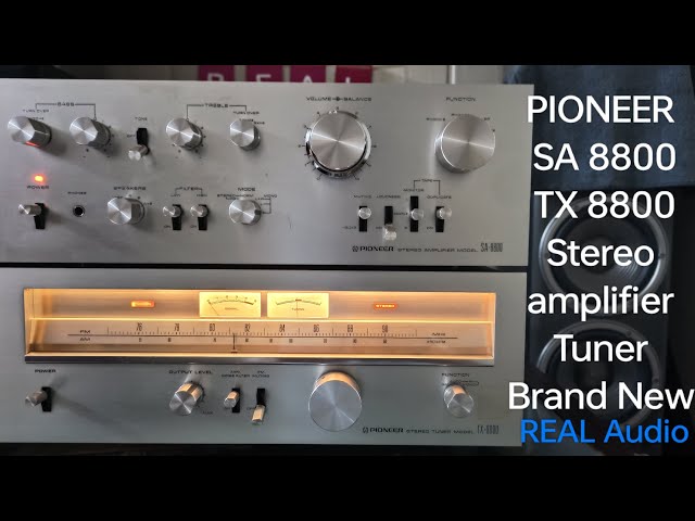 Brand New condition Pioneer legendary Sa 8800 and TX 8800 stereo