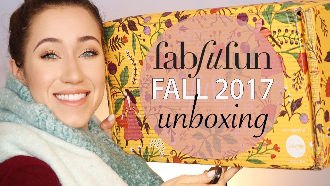 FAB FIT FUN FALL 2017 EPIC UNBOXING YouTube Fab fit fun fall 2017 epic unboxing youtube