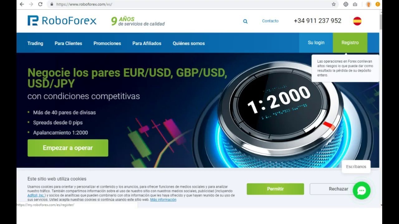 Roboforex abrir cuenta y copiar operaciones - YouTube