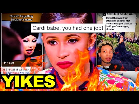 Cardi B CALLED OUT For Being RAC*ST! (banned from met gala?)