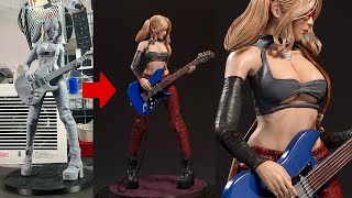 【40周年】超リアルなパンクギター娘フィギュアの作り方