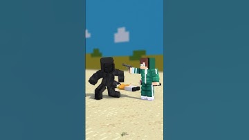 JJ Vs Squid Game Soldier Rat Dance Battle - Maizen Minecraft Animation