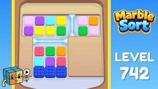 Marble Sort Level 742 Walkthrough Solution