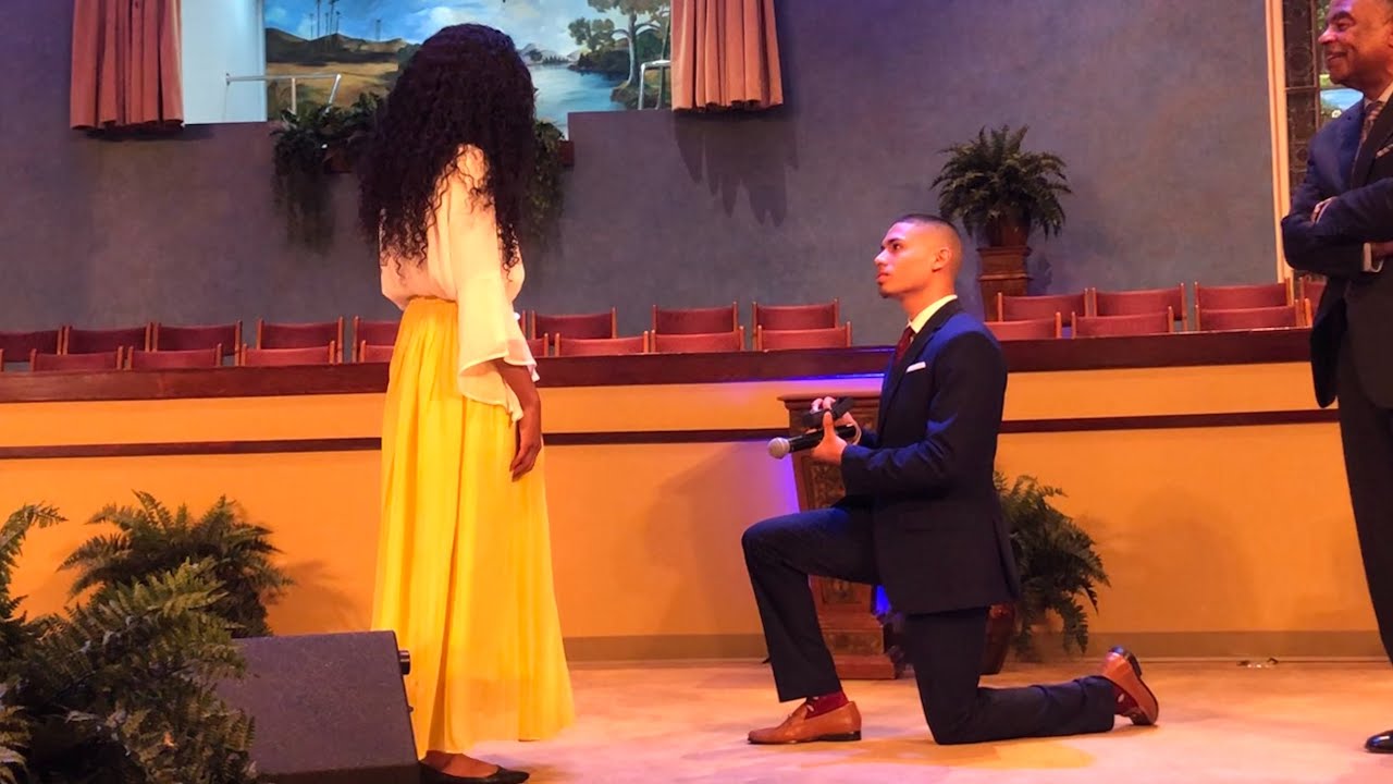 Surprise Proposal At CHURCH: She Had NO IDEA😱‼️