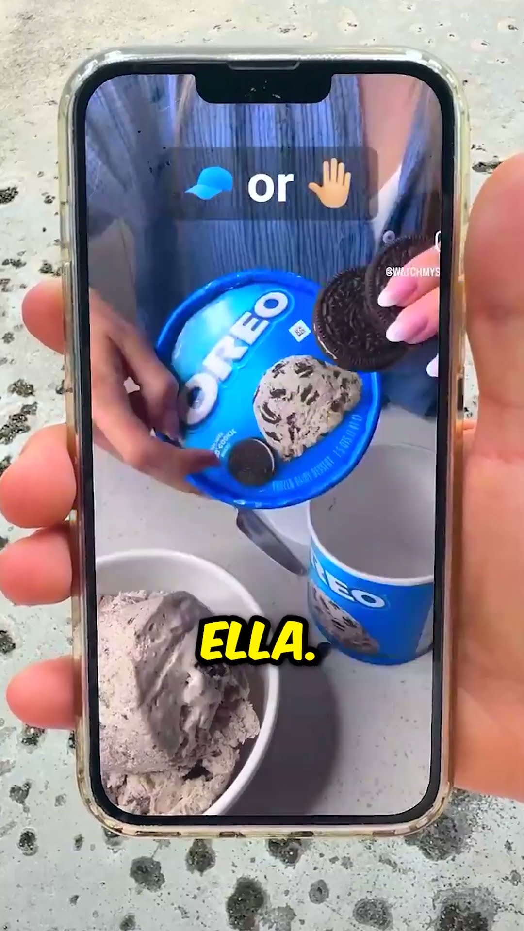 ¿Encontrarán galletas dentro de la crema? ?