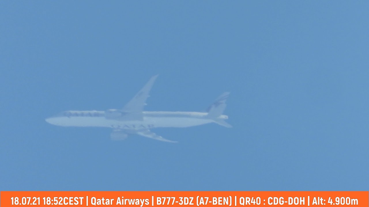 Qatar Airways QR40 - Plane Spotting with 