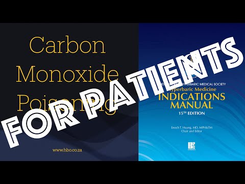 For Patients: UHMS 03 Carbon Monoxide Poisoning