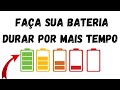 Celular Descarregando rápido?? Solução definitiva