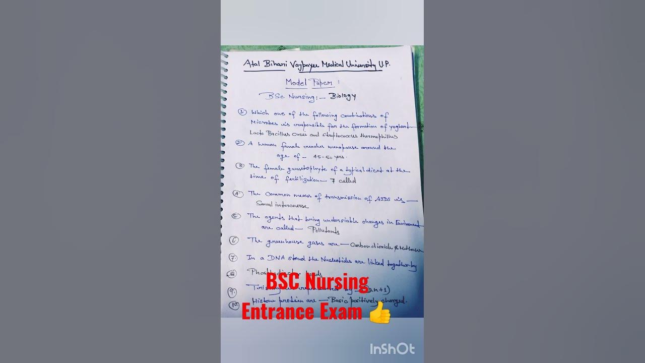 atal-bihari-vajpayee-medical-university-u-pbsc-nursing-entrance-exam