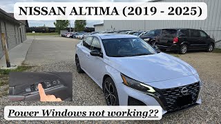 Nissan Altima - POWER WINDOWS FUSE LOCATION (2019 - 2025)