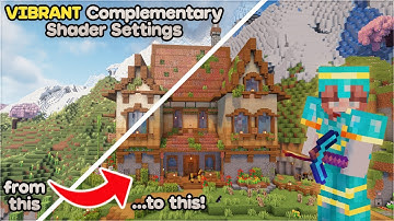 The BEST Vibrant & Aesthetic Complementary Unbound Shader Settings!