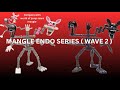 Unboxing and review of mangle Endo series jazwares and compare with jazwares jumpscare mangle