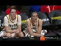  caitlin clark micd up in wnba debut  indiana fever vs connecticut sun