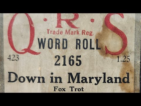 Down In Maryland - QRS 2165 played by Pete Wendling 