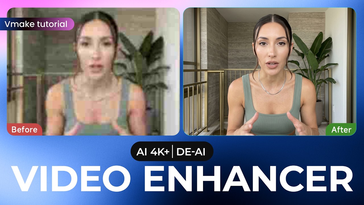 The Fastest Way to Make AI Videos Look More Real | Vmake Video Enhancer Tutorial (2026)