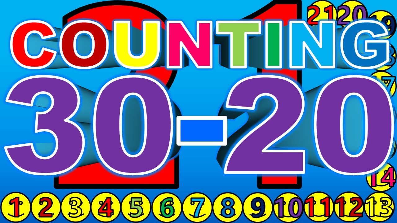 Counting 30 - 20 Activity (Widescreen) - YouTube