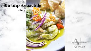 Authentic Shrimp Aguachile (Aguachile Verde De Camaron) #shorts