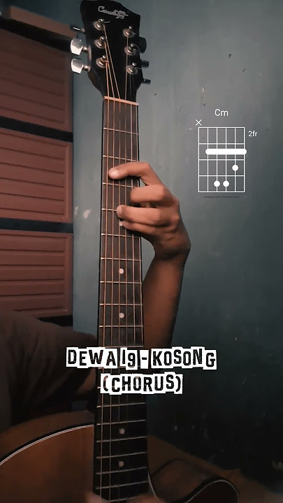 kosong by dewa 19 chords! #shorts