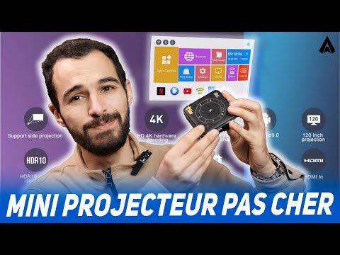 Test du Mini Projecteur Pas Cher DLP P11 Android 4K 3D Votre Cinéma Portable