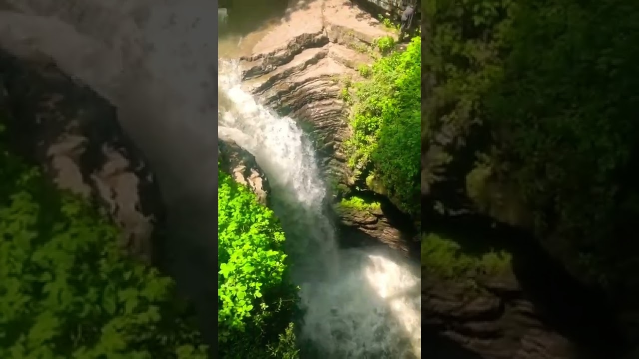 Visadar waterfall in the north of Iran, Persar village May 2, 2022
