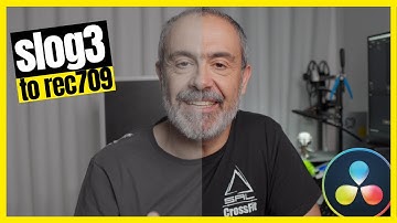 How to convert Slog3 to rec709 Quick & Easy in DAVINCI RESOLVE