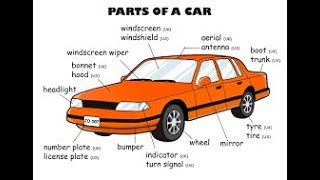 Você sabe como dizer as partes de um carro em inglês?