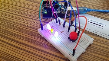 Arduino Buton Kullanarak Led Yakıp Söndürme