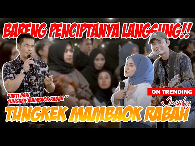 Disamperin Pencipta Lagunya! Tungkek Mambaok Rabah (Live Ngamen) Tri  Suaka ft. Yaya Nadila & Jaisky class=